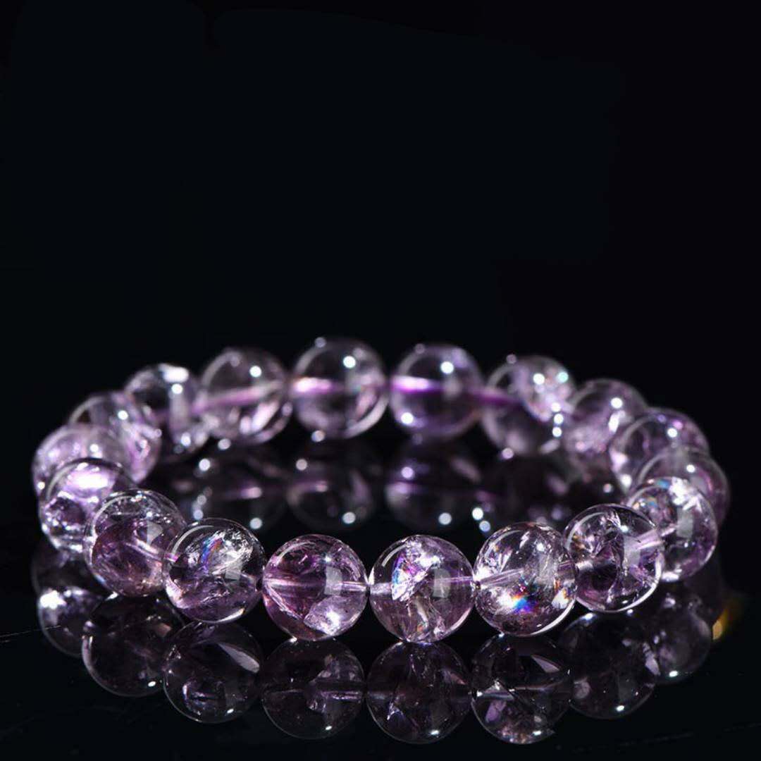 HIGH Purity Himalayan Violet Azeztulite Crystal Bracelet