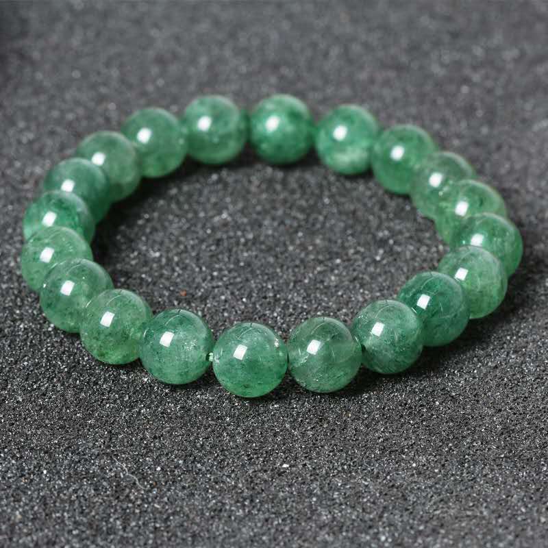 Emerald Strawberry Crystal Bracelet