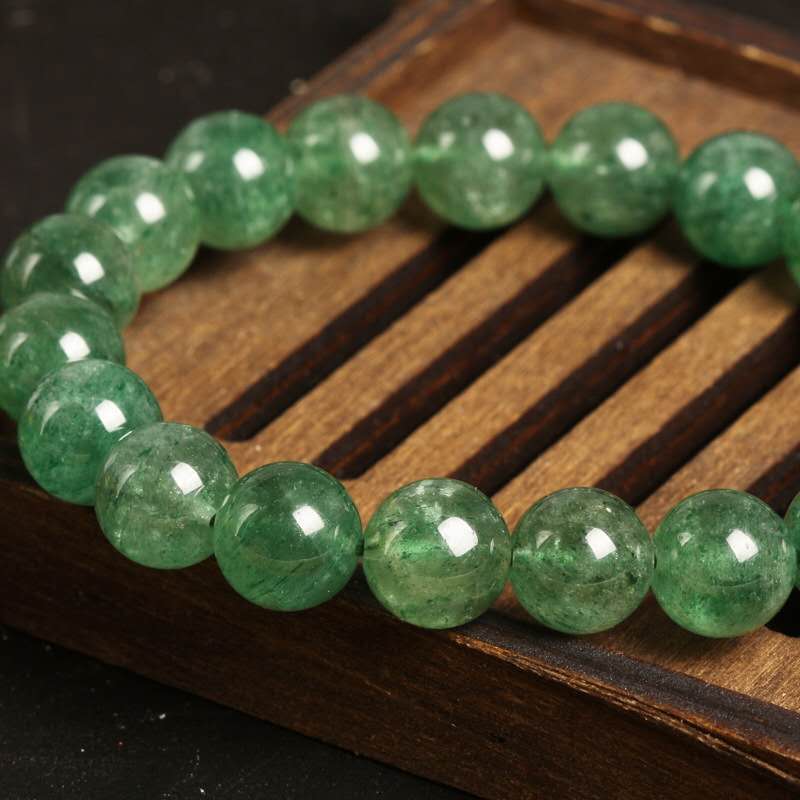 Emerald Strawberry Crystal Bracelet