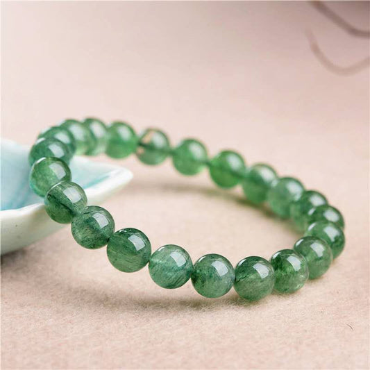 Emerald Strawberry Crystal Bracelet