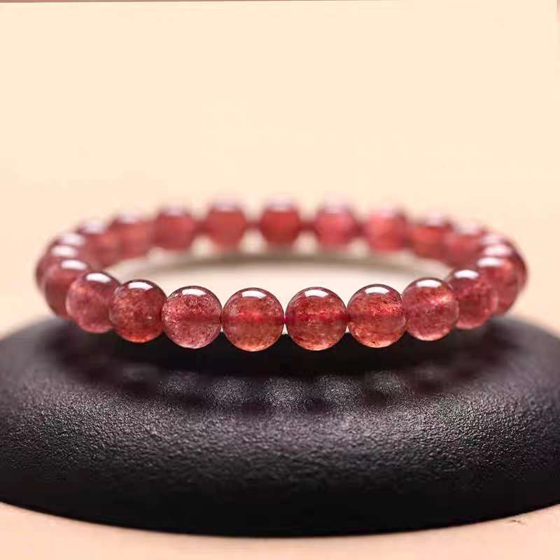 Natural Strawberry Quartz Bracelet