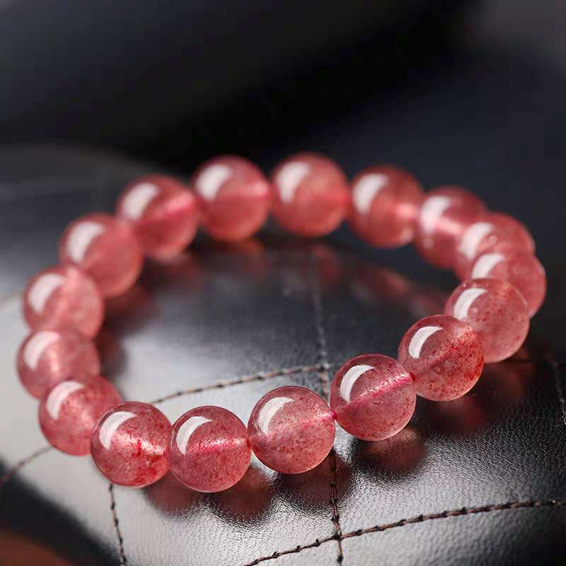 Natural Strawberry Quartz Bracelet