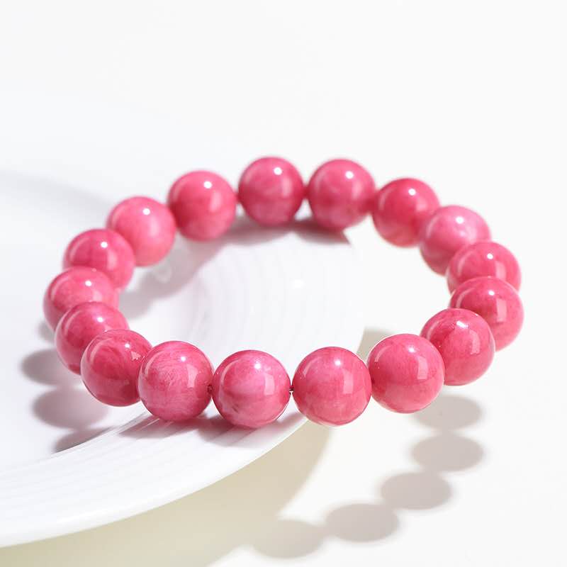 High-Purity Pink Rhodonite Bracelet