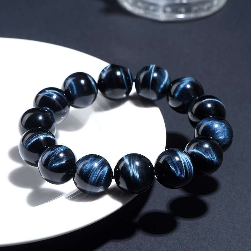 Blue Lightning Tiger's Eye Bracelet&nbsp;