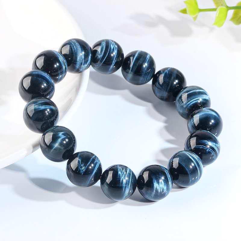 Blue Lightning Tiger's Eye Bracelet&nbsp;