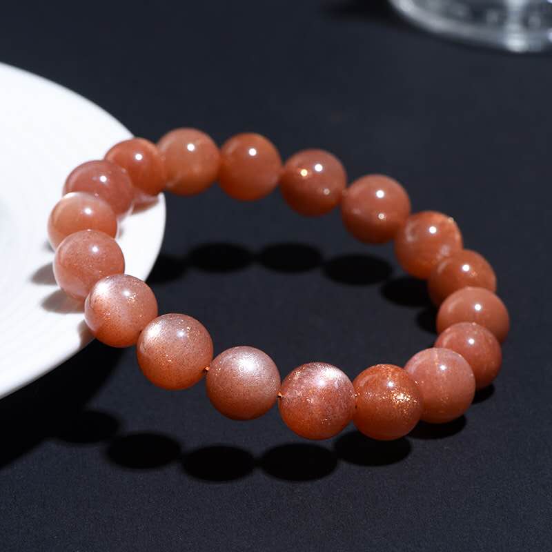 7A Grade Orange Sunstone Bracelet