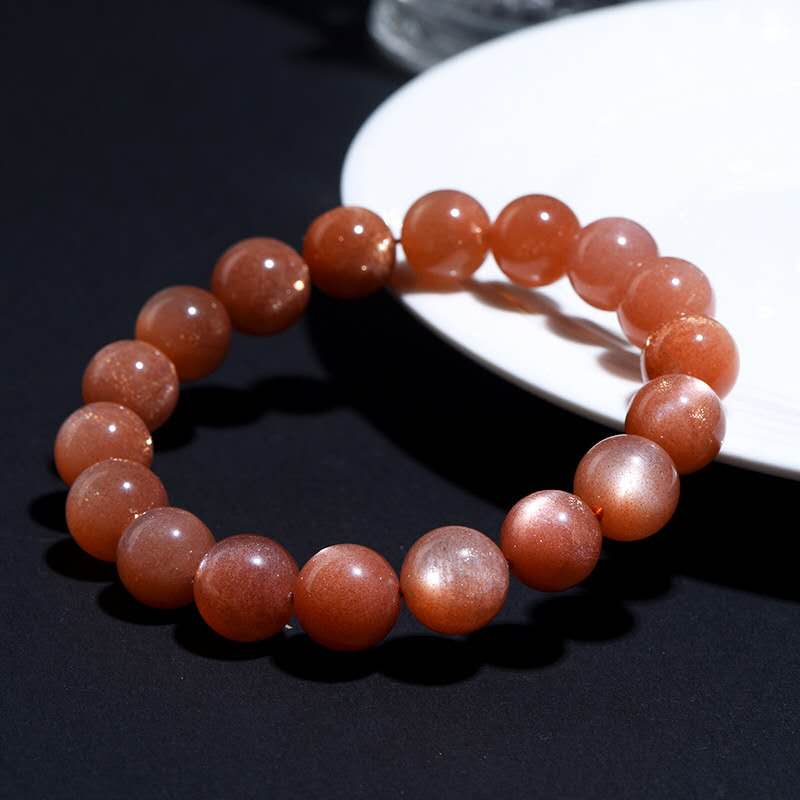 7A Grade Orange Sunstone Bracelet