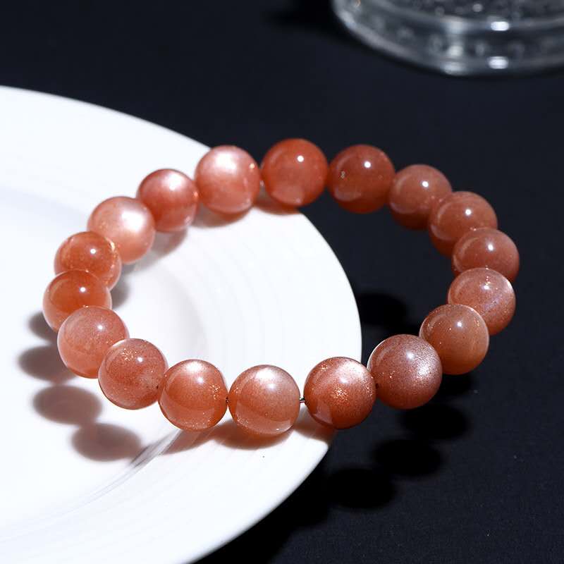 7A Grade Orange Sunstone Bracelet