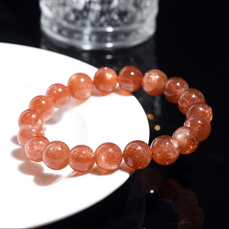 7A Grade Orange Sunstone Bracelet